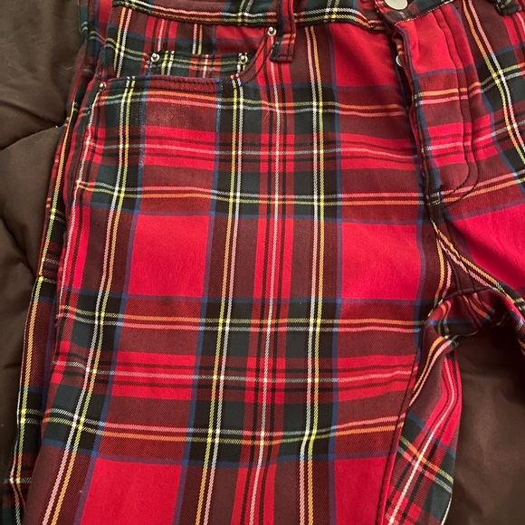 MNML red buttton fly pants. Women’s size 31 - Picture 2 of 5